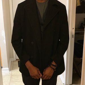 Claiborne Wool Blend Peacoat